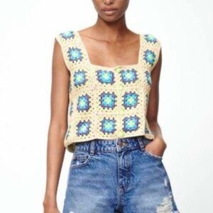 Zara crochet top